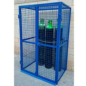 Caseta botellas de gases sin suelo