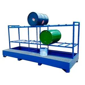 Colectora + soporte Bidones horizontal