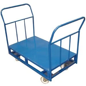 Carro plataforma realzada 2 timones