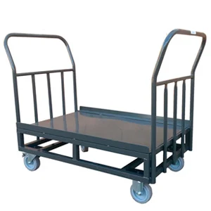 Carro plataforma realzada 2 timones