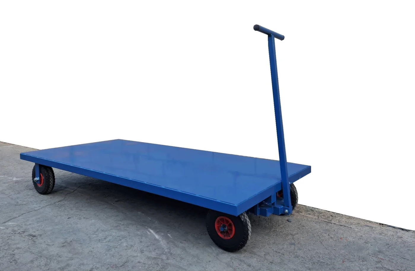Carro plataforma de tracción de mano