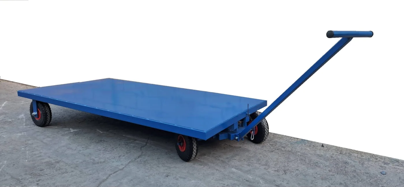 Carro plataforma de tracción de mano